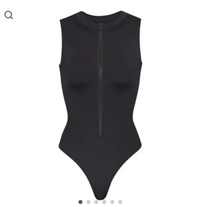 SWIM ZIP FRONT SLEEVELESS ONE PIECE